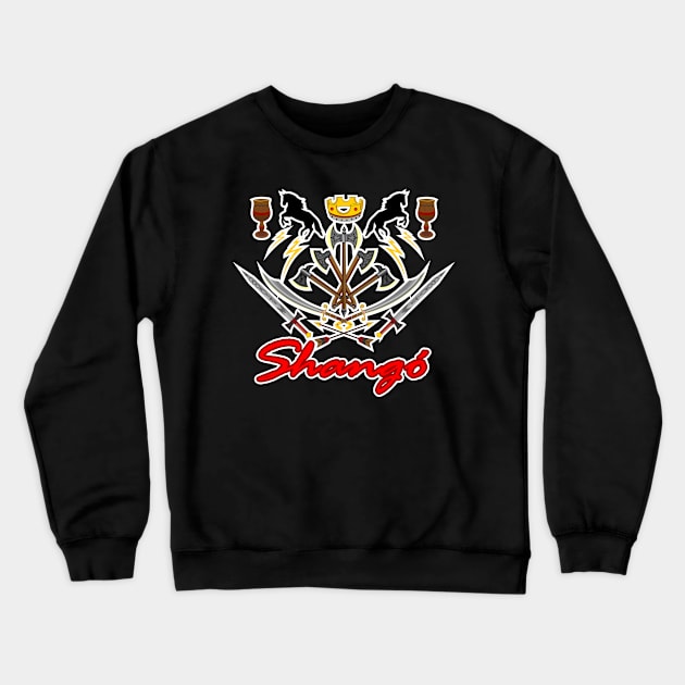 Shangó Weapons Crewneck Sweatshirt by Korvus78